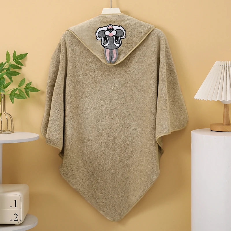1 Thick Multifunctional Baby Swaddle Blanket, Ultra-Soft Baby Wrap, a Must-Have for Keeping Warm in Autumn and Winter for Both Boys and Girls, Hooded Small Blanket, Can Be Used as a Baby Bath Towel, Made of Water-Absorbent an