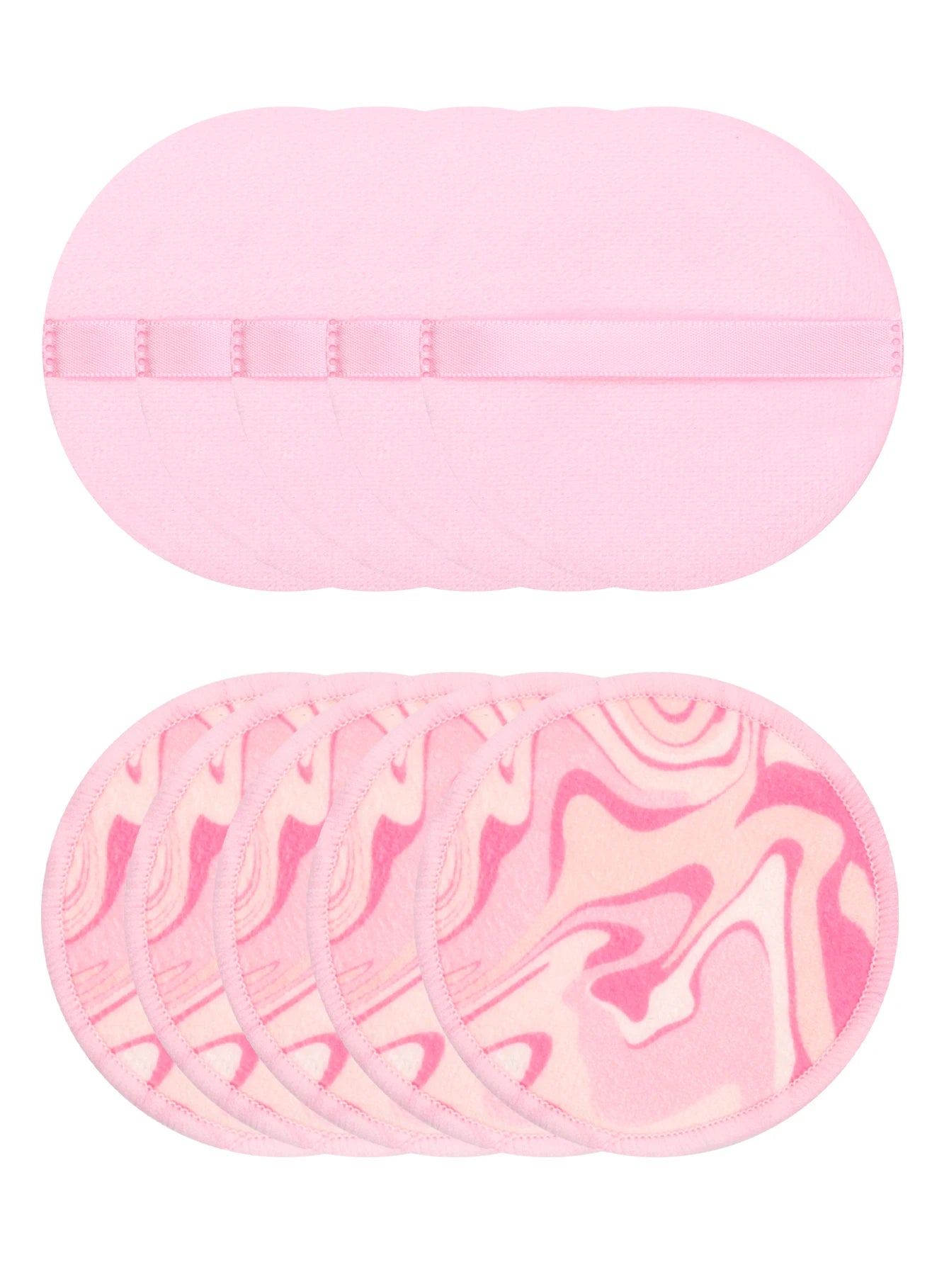 10Pcs Makeup Remover Pads Can Be Soaked in Water and Can Be Removed with Facial Makeup It Can Also Be Used with Makeup Remover.