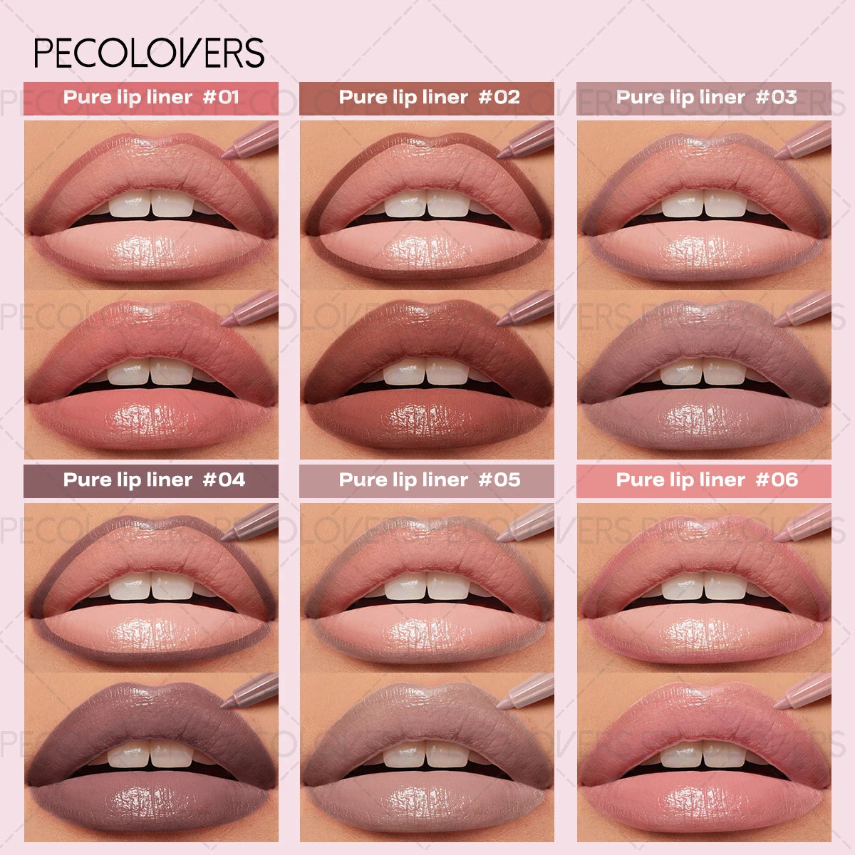 1 Pcs Matte Lip Liner Pen, Used As Lip Liner and Lipstick, Oblique Mouth Design Suitable for All Lip Types, Perfect Gifts