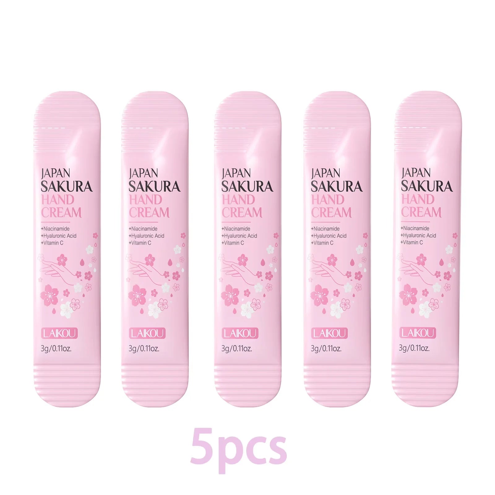 LAIKOU Sakura Hand Cream Moisturizing Nourishing Brightening Hydrating Hand lotion Creams Intensive Repair Hand Balm Travel Suit