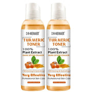 2pcs Turmeric Toner Lightening Skin Dark Corrector Moisturizing Face Serum Vitamin C Ginger Essence Korean Cosmetics Beauty