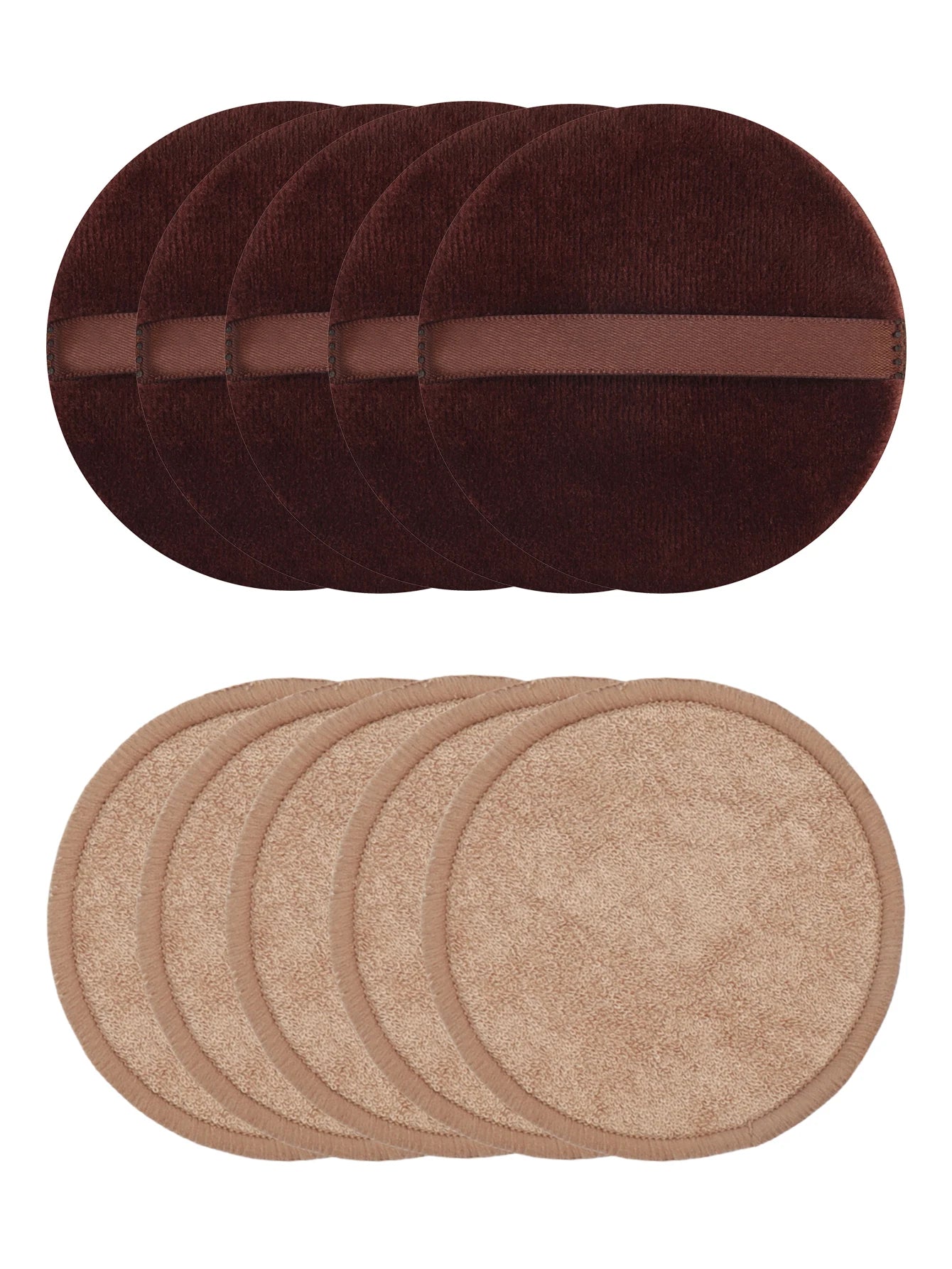 10Pcs Makeup Remover Pads Can Be Soaked in Water and Can Be Removed with Facial Makeup It Can Also Be Used with Makeup Remover.