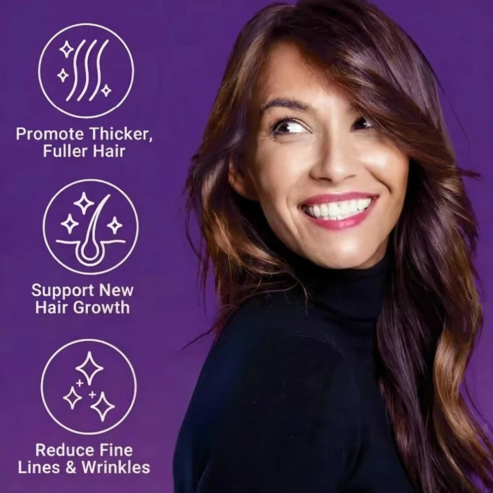 2026 New Hair Care Supplement Support Dense Hair Nourish Scalp Roots Increase Volume For Fuller Shiny Hair In 2 Months