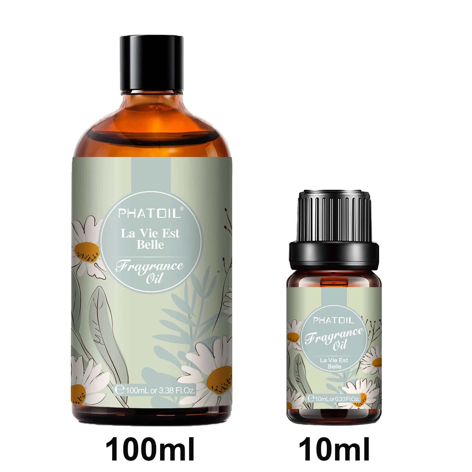 PHATOIL 10ml/100ml Aromatherapy Fragrance Oil Sea Breeze Japanese Magnolia Bubble Gum Baby Powder Angel 1PCS Fragrance Aroma Oil