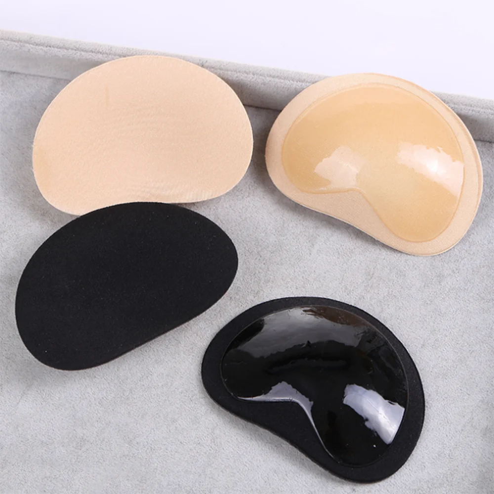 1Pair Chest Push Up Sticky Bra Thicker Sponge Bra Pad Breast Lift Up Enhancer Silicone Removeable Inserts Swimsuit Invisible Bra