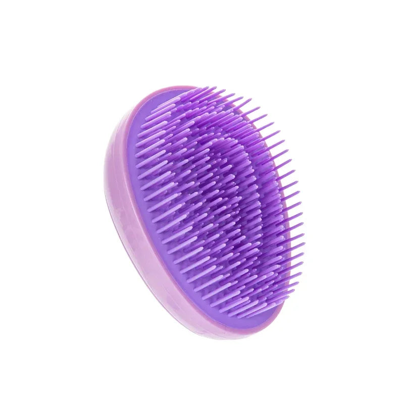 Mini Egg Round Shape Hairbrush Small Scalp Massage Comb Soft Portable Hair Brush Wet Dry Detangling Hairdressing Comb for Travel