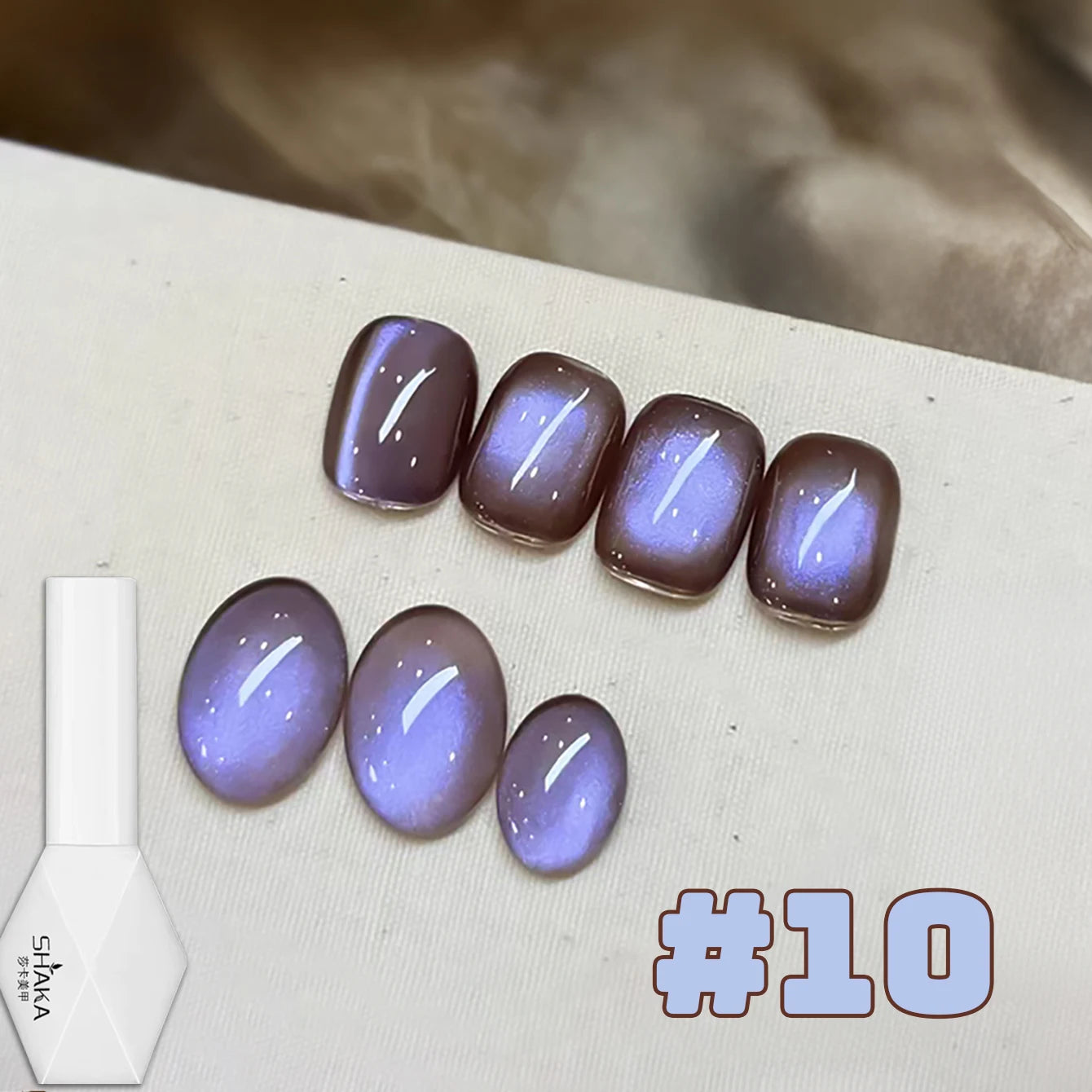 WS 10ML Sunlight Cat Eye Gel Nail Polish Autumn Winter Whitening Wine Red Color Light Sunset Glow Cat Eye Glass Beads Nail Atr