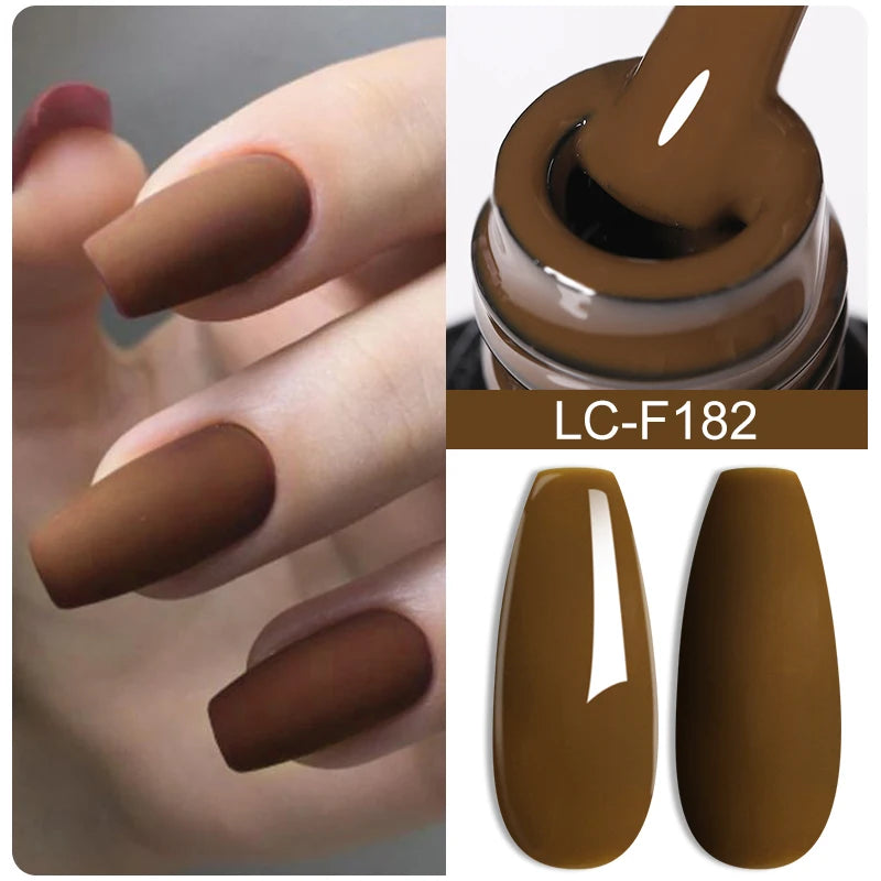 LILYCUTE 7ml Champagne Rose Gold Glitter Gel Nail Polish Colorful Sparking Long Lasting Manicure Soak Off Nails Art Gel Varnish