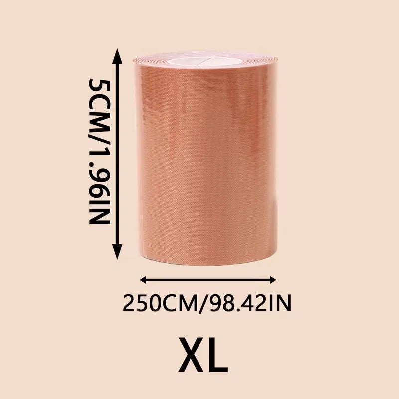 1 Roll  Adhesive Breast Lift Tape Compatible for B.E Cup Bras No Undergarment Modification Instant Bust Lift Tape for Clothing