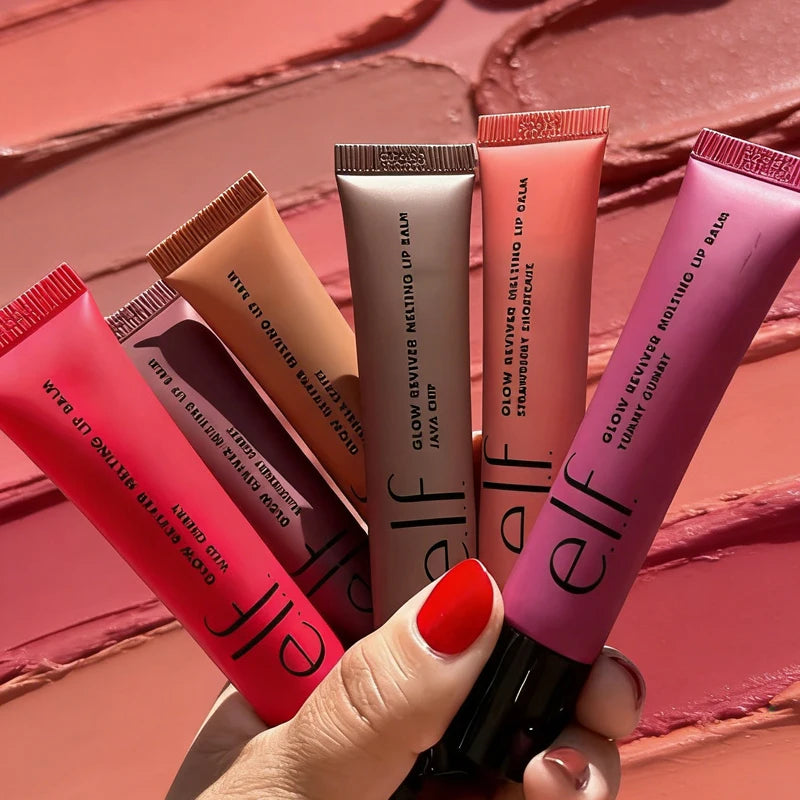 Elf Winter Lip Care Lip Balm Non-Sticky High-Shine Vitamin E Infused Hydrating Sheer Color Vegan Cruelty-Free for Daily Wear