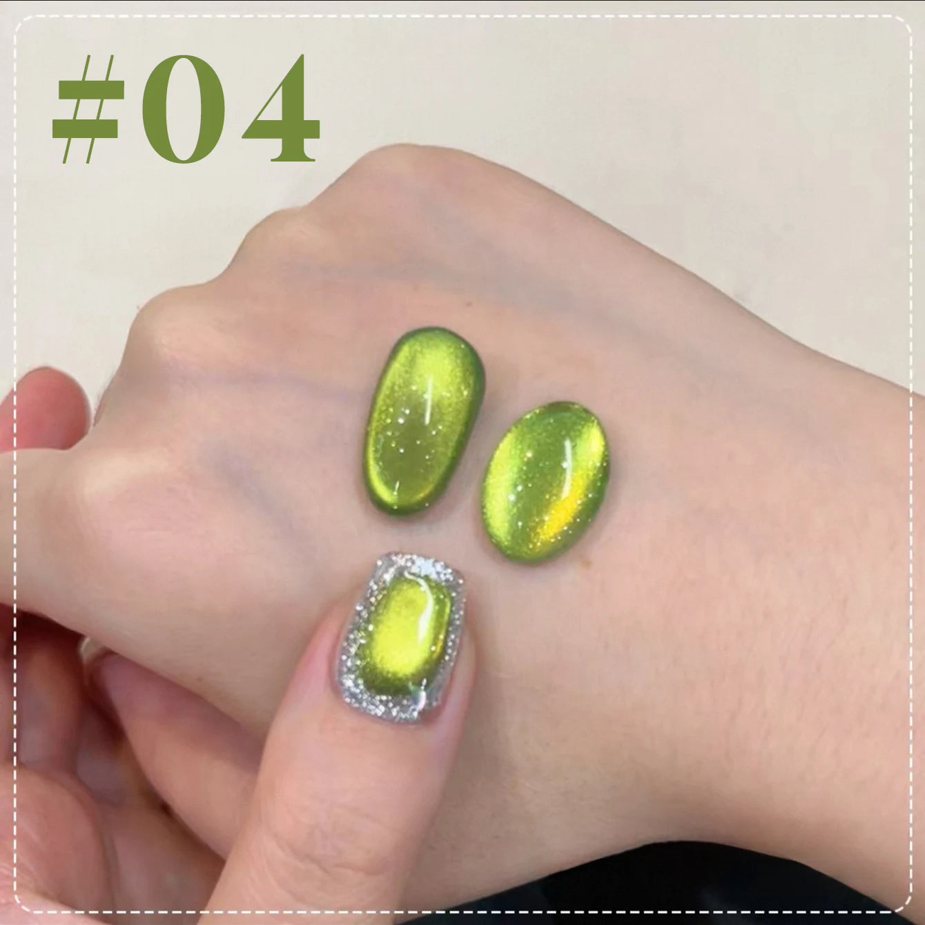 MIANEL 12ml Green Cat Magnetic Gel Nail Polish Spider Lily Varnish Soak Of UV Light Nails Nail Salon Winter Nails 1-21pcs