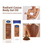 Lakerain Cocoa Butter Gloss Body Oil Moisturizing Nourishing Cocoa Body Gel Oil 200ml Nourishing Cocoa Body Gel Oil Massage