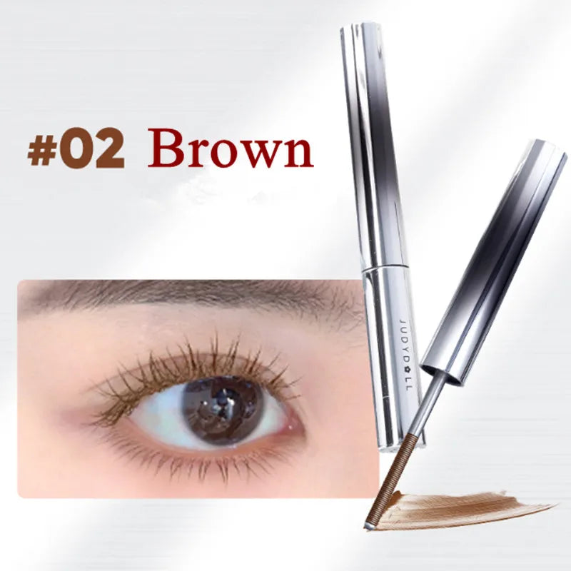 Judydoll Steel Tube Mascara Eyelash Primer Non-Smudge Waterproof Dense Curl Manga Eyes Lash Extension Enlarge Eyes Applicator