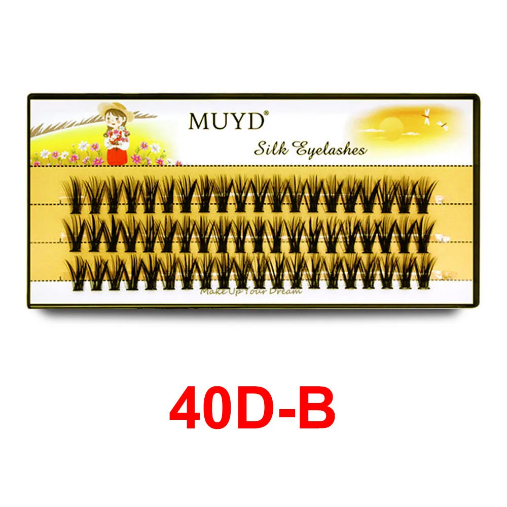 Super Bunch 20D/30D/40D/50D 60 Bundles Mink Eyelashes Extension Natural Volume Fake Lashes Individual Cluster Makeup Tools Cilia