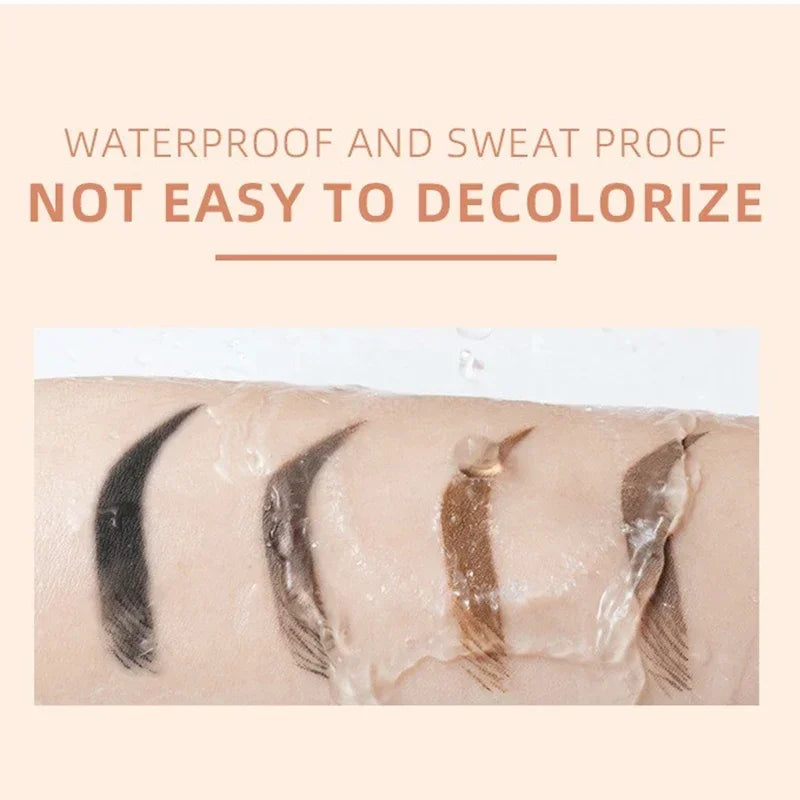 6 Color Wild Brow Styling Eyebrow Cream with Brush Long-lasting Color-resistant Eyebrow Gel Soap Wax White Eyebrow Cream