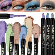 16Colors Shimmer Eyeshadow Stick Pearlescent Waterproof Eyeliner Silkworm Pen Glitter Long Lasting Highlighter Bling Eyes Makeup