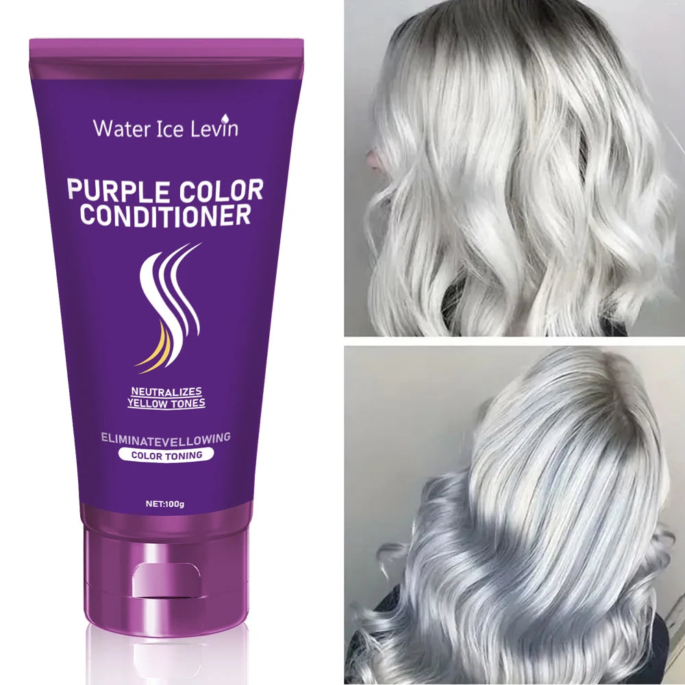 Purple Repair Hair Mask Keratin Deep Nourishing Dry Frizzy Damaged Treatment Collagen Magical 5 Second Soft Shiny Care