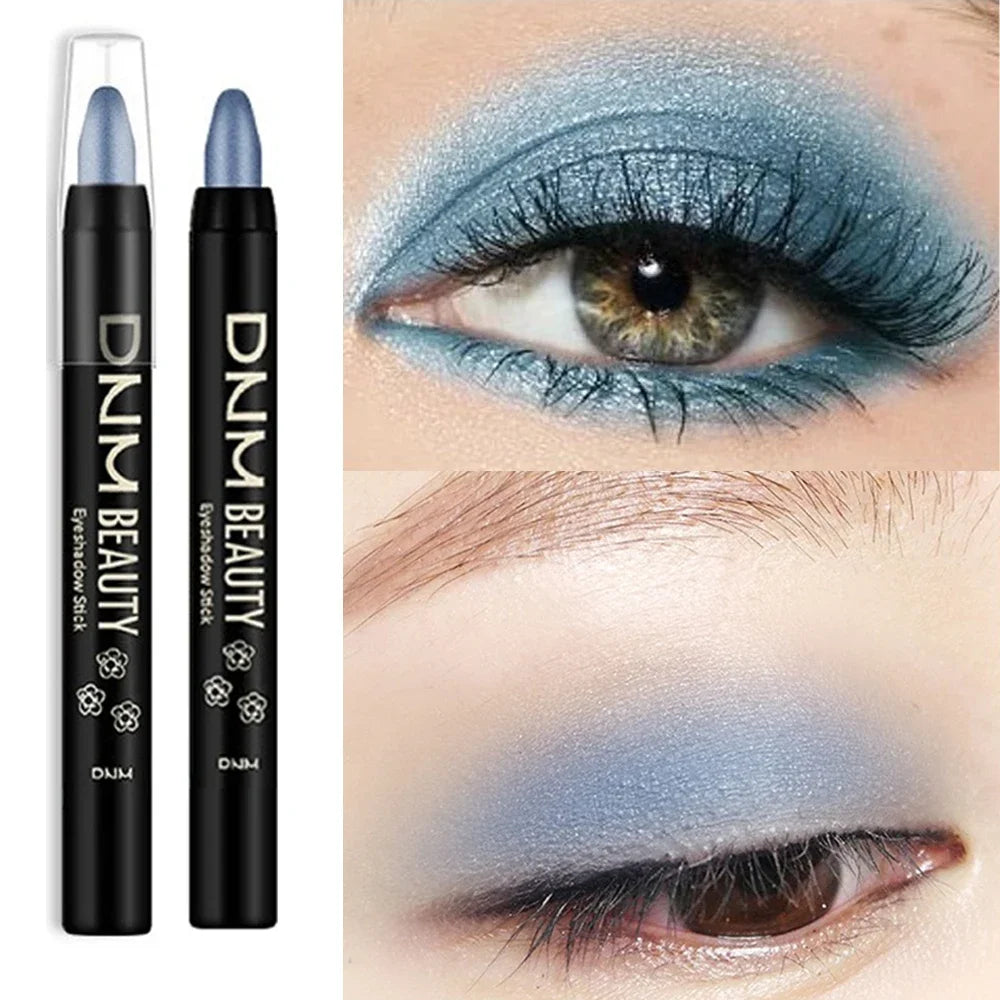 16Colors Shimmer Eyeshadow Stick Pearlescent Waterproof Eyeliner Silkworm Pen Glitter Long Lasting Highlighter Bling Eyes Makeup