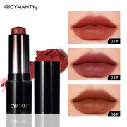 GICYMANTY Matte Lipstick Muted Tone Lip Stain Long-Lasting Transfer-Proof Silky Smooth Waterproof