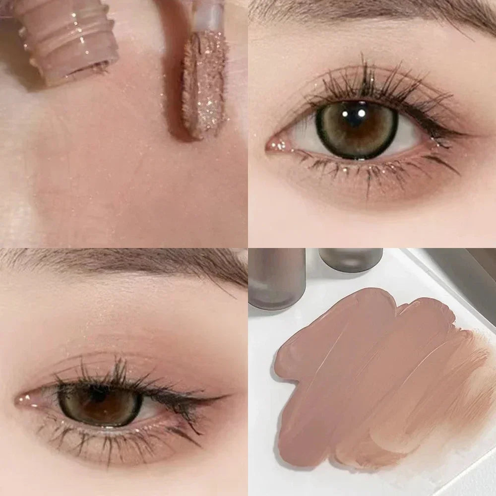 soft matte liquid eyeshadow waterproof brightening natural repair monochrome eyeshadow