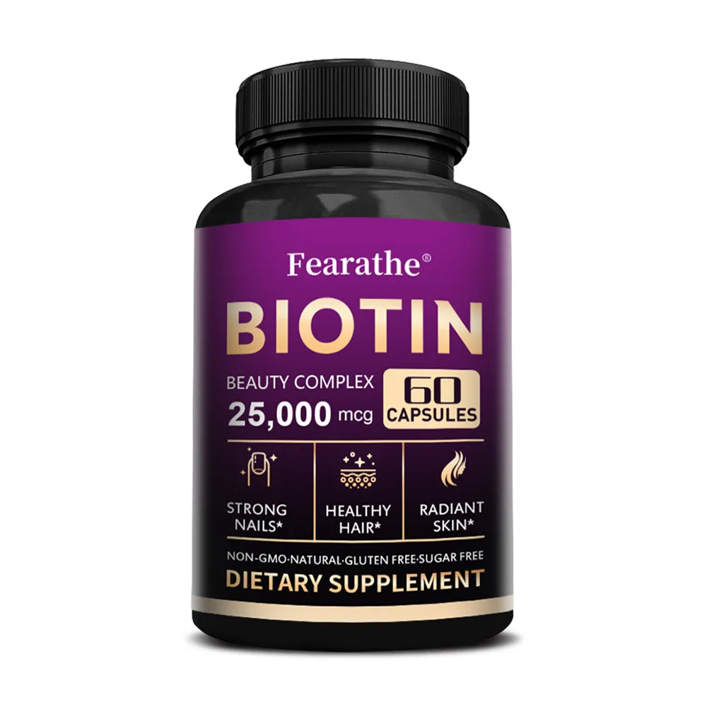 Biotin | Collagen | Keratin Supplement - Hair Growth Support, Skin & Nails, Antioxidant, Increase Skin Elasticity