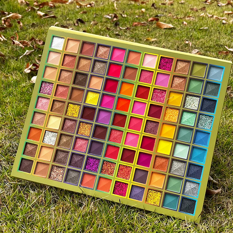 Maximalist 99-Color Eyeshadow Palette – Matte & Shimmer, Highly Pigmented, Easy Blend, Ultimate All-in-One for Endless Spring