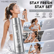 YOUNG VISION 100ml Makeup Setting Spray – Long-Lasting Matte Finish, Oil-Control, 3-Layer Film-Forming, Alcohol-Free, Hydrating,