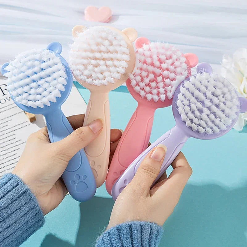 2pcs Set Baby Care Comb Anti-scratch Boy Girl Hairbrush Kids Combs Newborn Hair Brush Infant Comb Head Massager