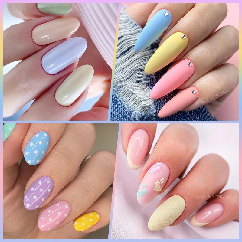 BORN PRETTY Sweet Spring Summer Color Gel Nail Polish 10ml Light Pink Green Yellow Long Lasting Varnis Semi Permanent For Nails