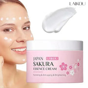 LAIKOU Japan Sakura Essence Cream Cherry Blossom Facial Cream Heavy Moisturizer Improving Dryness & Roughness Face Skin Care