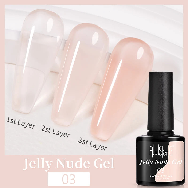 AWStorG15ml 2 IN 1 Crystal Top Coat Transparent Soak Off UV LED Nails Art Manicure Gel Nail Polish Varnishes Primer Function Gel