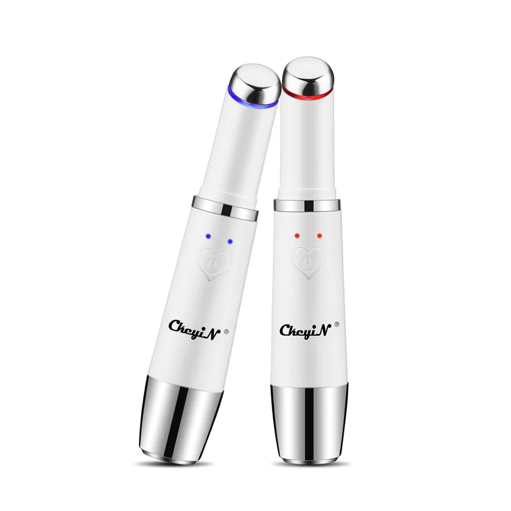 CkeyiN Electric Eye Massager Vibration Heated Beauty Massage Device For Dark Circles Puffiness Eye Fatigue Removal Wrinkle Eye