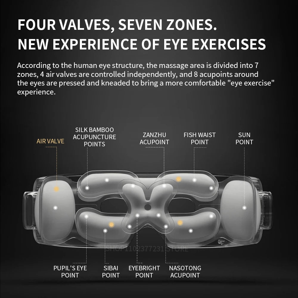 Original NEW MIJIA Smart Eye Massager  Zone Massage Visual Folding Massage Glasses Custom Eye Health For Mi Home APP