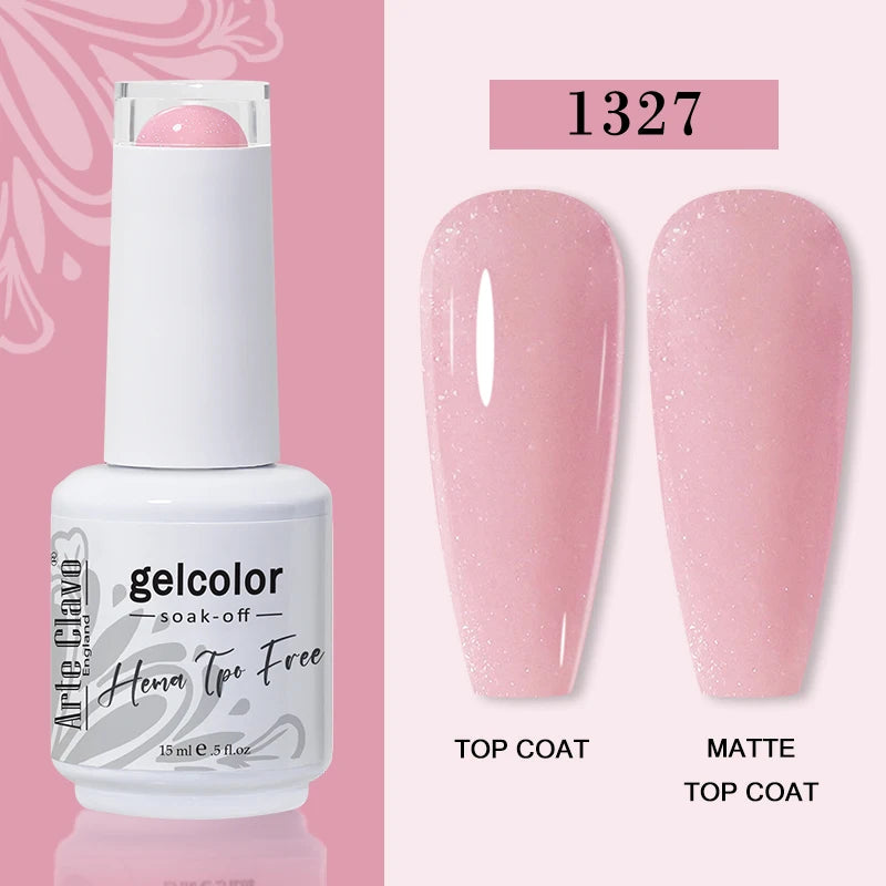 Arte Clavo 116Colors Gel Nail Polish 15ml Colorful Gel Semi Permanent Soak Off UV Gel Nail Art DIY Design Varnishe Nail Supplies