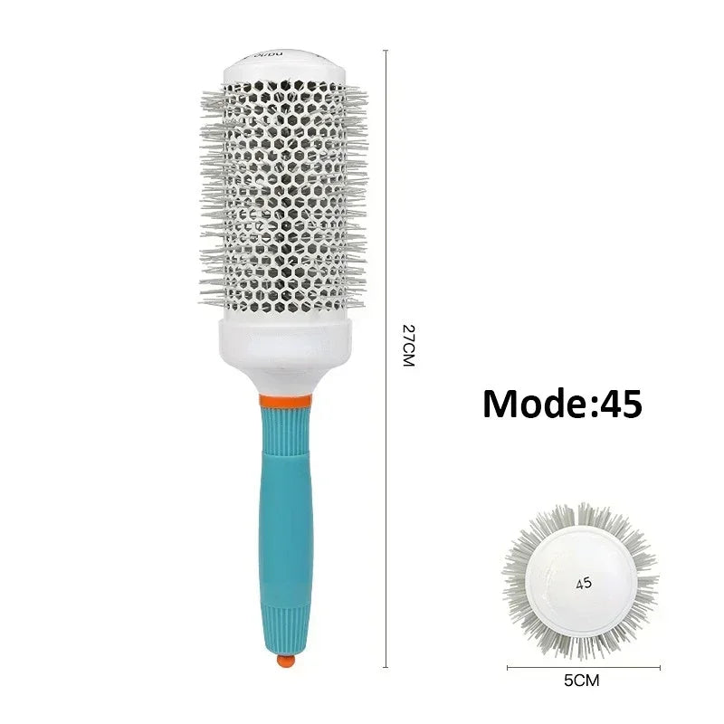 4 Sizes Professional Salon Styling Tools Round Hair Comb Hairdressing Curling Hair Brushes Comb Barrel Comb
