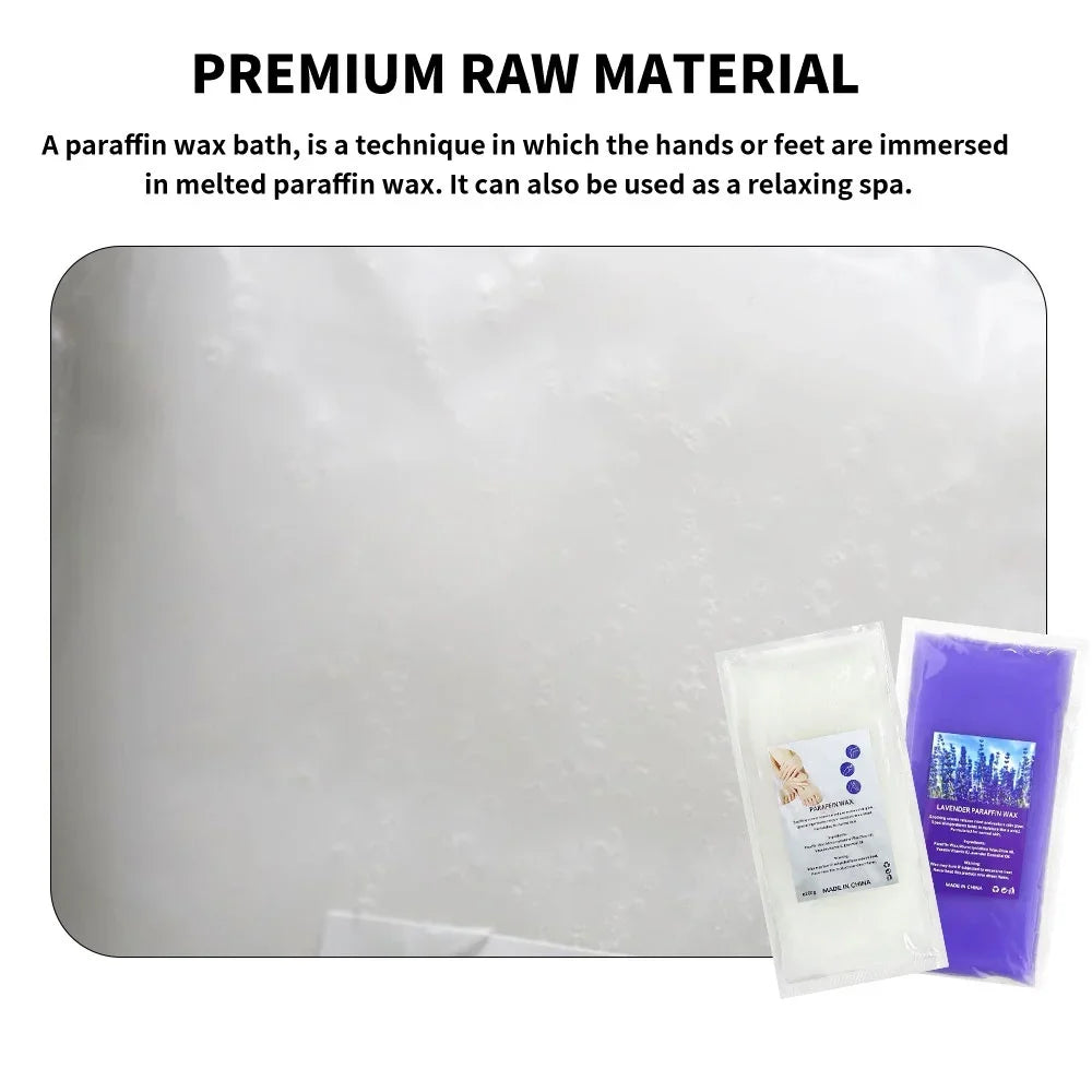 1pcs/2pcs Lavender Scented & Unscent Paraffin Wax Blocks for Hand and Feet Care Bath Dry Skin Moisturizing Nourish Whitening