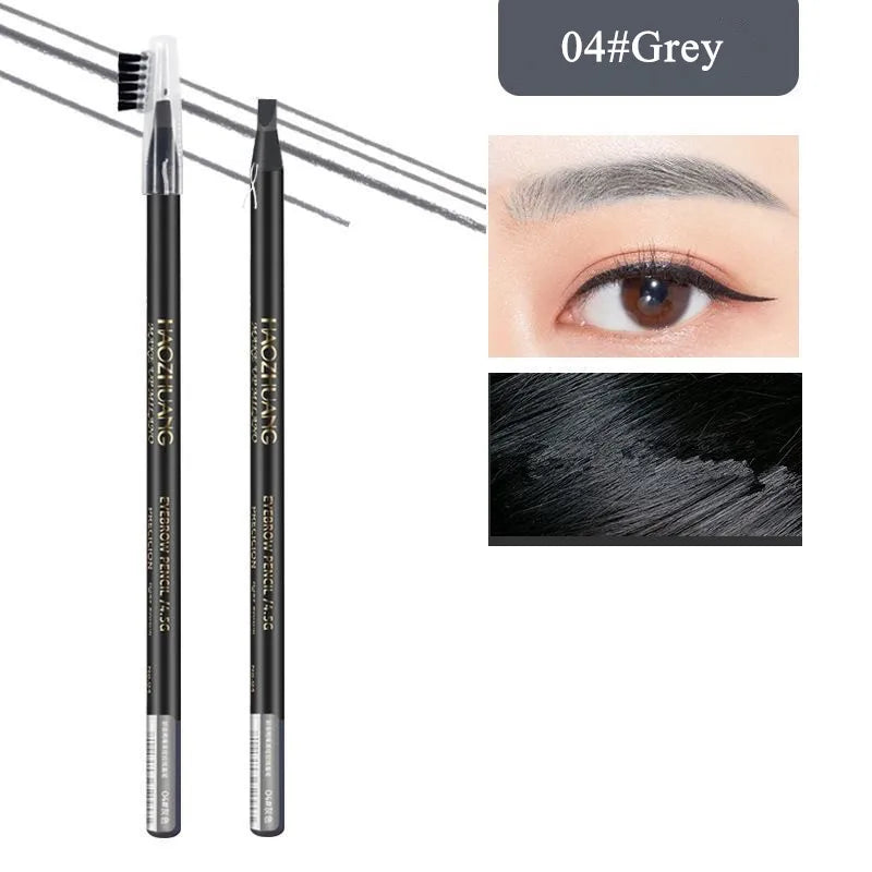 Hard Microblading Eyebrow Pen Natural Wild Brows Eye Brow Definer Enhancers Pencil Waterproof Long Lasting