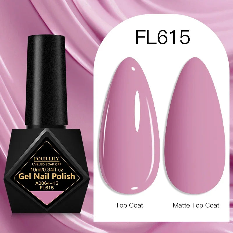 10ml Gel Nail Polish 162 Colors Nail Supplies Vernis Semi Permanent Nail Art Manicure Soak Off LED UV Gel Nail Varnishes Summer