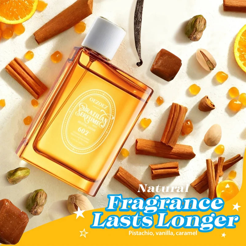 French Unisex Charm Pheromone Perfume Caramel Vanilla Special Light Perfume Fresh Lasting Charming Floral Fragranc Spray 100ml