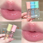 1/3pcs Moisturizing Jelly Mirror Water Lip Gloss Set Lasting Transparent Hydrating Plumping Clear Lip Oil Korean Makeup Lip Care