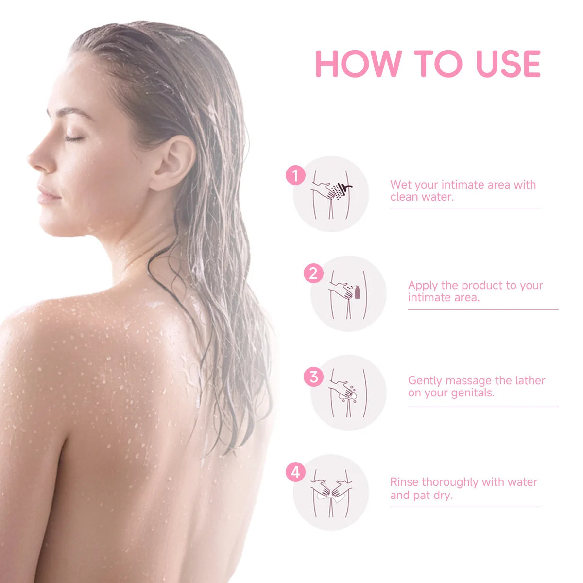 WOMEN'S INTIMATE WASH SAKURA: Superior Odor Control, All-Day Freshness & Gentle Daily Grooming Care. Designed for Peak Hygiene.