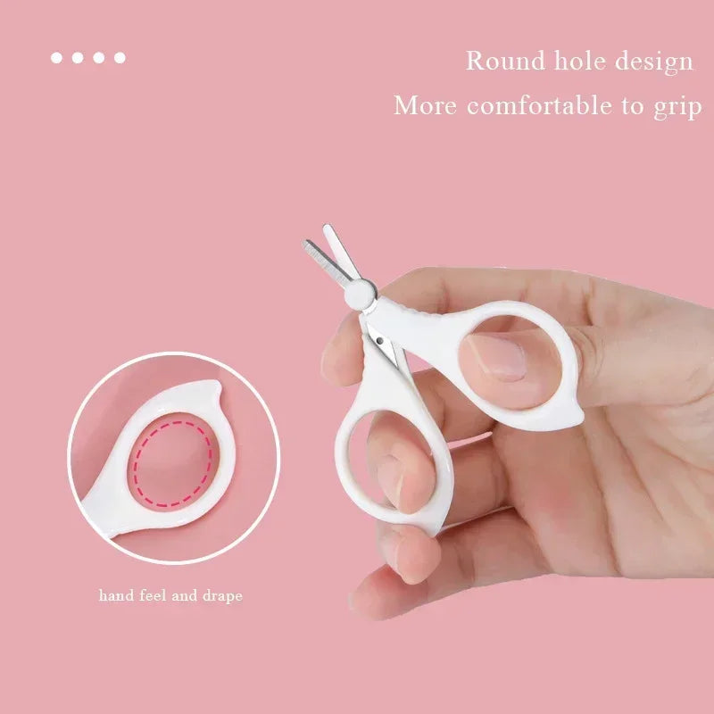 Safety  Scissors Trimmer Manicure Cutter Special Scissor Babies Care Tools Accessories Newborn Baby Nail Clipper Convenient