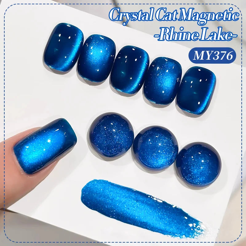 BORN PRETTY Rhine Klein Blue Cat Magnetic Eye Gel Polish 10ml Crystal Ultra Shine Soak Off UV LED Varnish DIY Manciure At Home