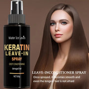 Keratin & Biotin Leave-In Spray 100g, Deep Conditioning Treatment for Damaged Hair, with Rice Amino Acids, Fast Shipping