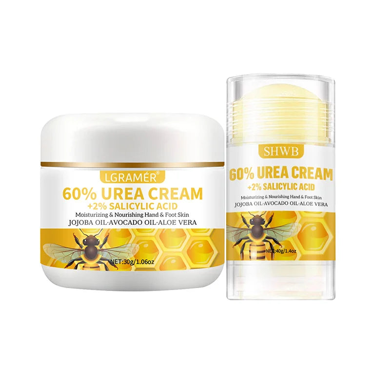 60% Urea Hand Foot Cream Repairs Dryness Cracks Gently Exfoliates Softens Skin Provides Super Moisturizing Hand Foot Care Cream
