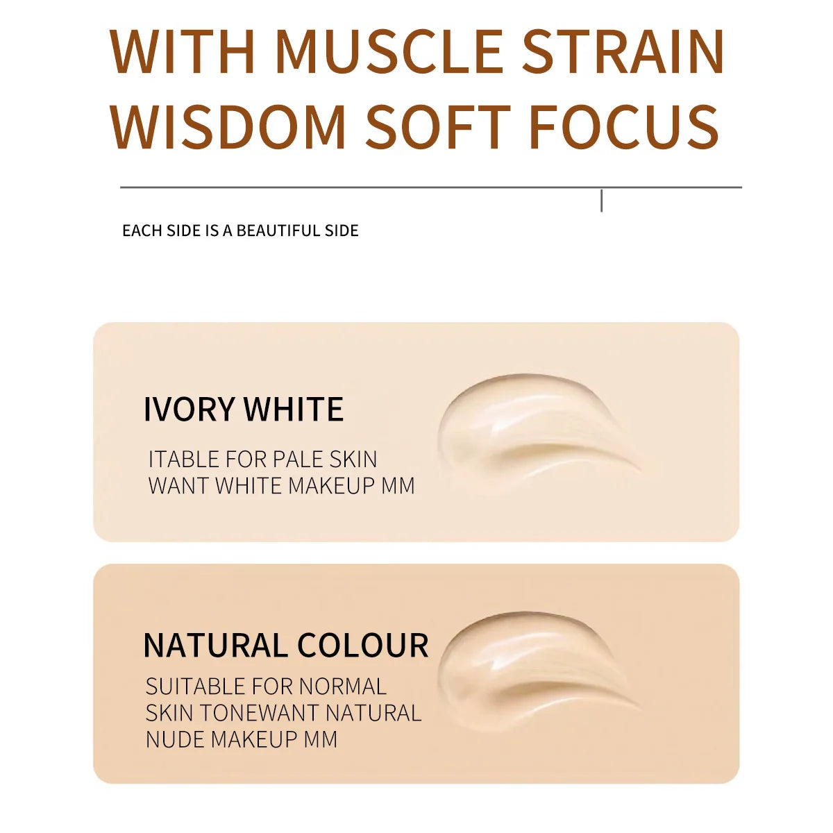 Ocheal 30g BB/CC sunscreen Cream SPF 50/PA+++ Facial Liquid Foundation Cream Long Lasting Coverage Oil Free All Skin Makeup