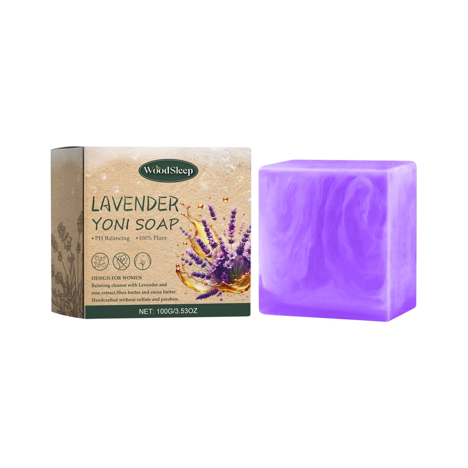Female Wash Soap Yoni Bar Soap for Women Ph Balance Strawberry Remove Odor Deep Cleaning Moisturizing Private Parts Products