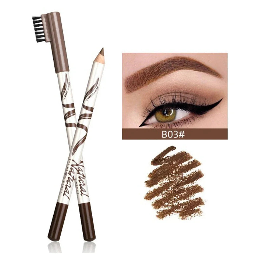 Eyebrow Pencil Waterproof Eye Brow Eyeliner Eyebrow Pen Pencil Makeup Beauty Cosmetic Tool Long-lasting Brown Eyebrow Pencil