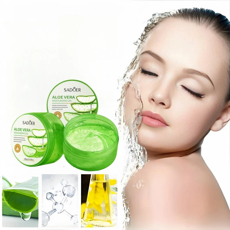 300g Aloe Gel Gel Moisturizing Facial Brightening Skin Care Product