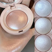 3D Face Highlighter Powder Instant Silky Baked Shimmer Illuminator Makeup Natural Glossy Brighten Contouring Glitter High Gloss